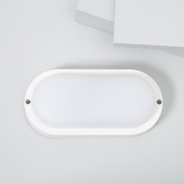 White 25W Oval Hublot Outdoor LED Surface Panel IP65 94x196 mm - Several options