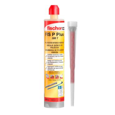 Chemical Block with Mixer FIS P Plus 300 T Approved FISCHER 523226 - Beige