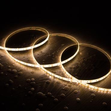 5m 12V DC SMD5050 LED Strip 120LED/m 8mm Wide Cut at Every 10cm IP65 - Several options