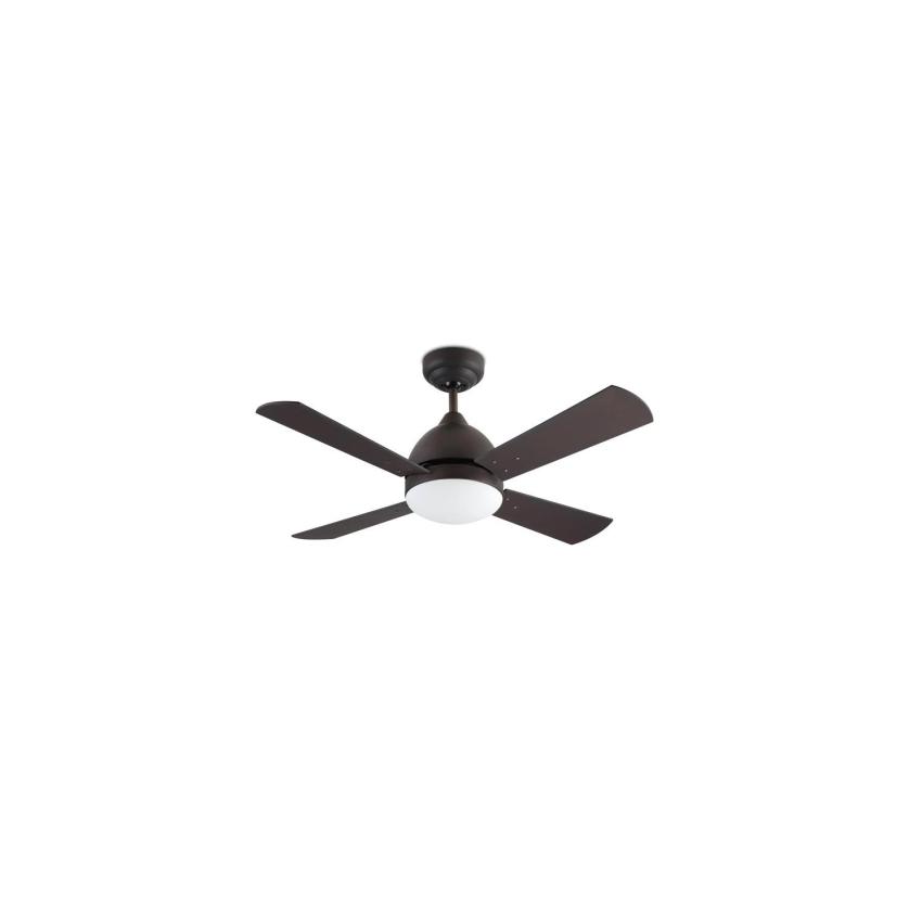 Borneo Patiné Reversible Blade Ceiling Fan with AC Motor in Black LEDS-C4 VE-0006-MAR 106.6cm