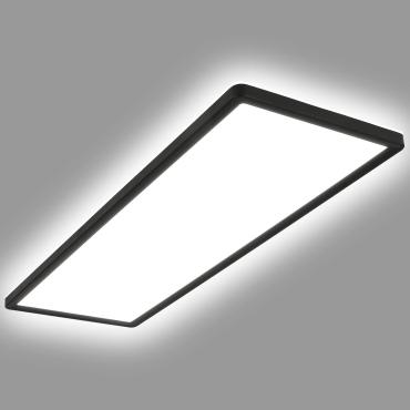24W Rectangular Double Sided SwitchDimm CCT LED Panel 580x200mm in Black -
