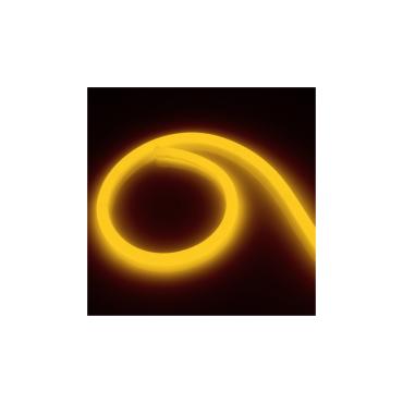 Orange Round 360  Neon Strip 220V AC 120 LED/m Dimmable IP67 Custom Length - Several options
