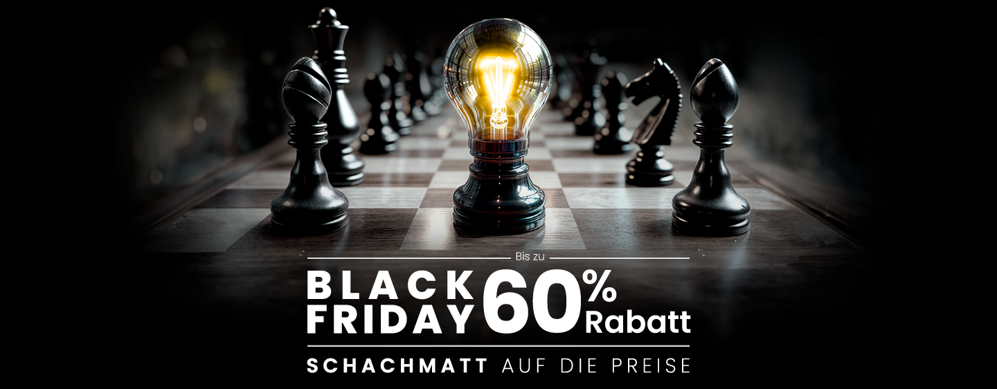 Black Friday 2024: Angebote für LED-Beleuchtung, Leuchten und LED-Dekoration