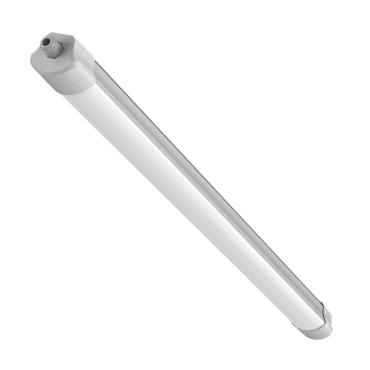 Plafoniera Stagna LED 60 cm 18W 140lm/W IP66 Collegabile No Flicker