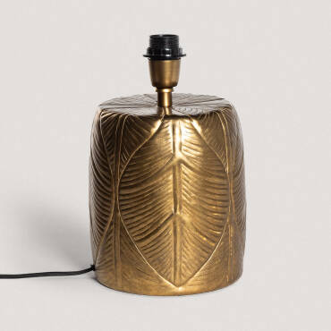 Base Lampada da Tavolo Alluminio Sahitya ILUZZIA Ottone