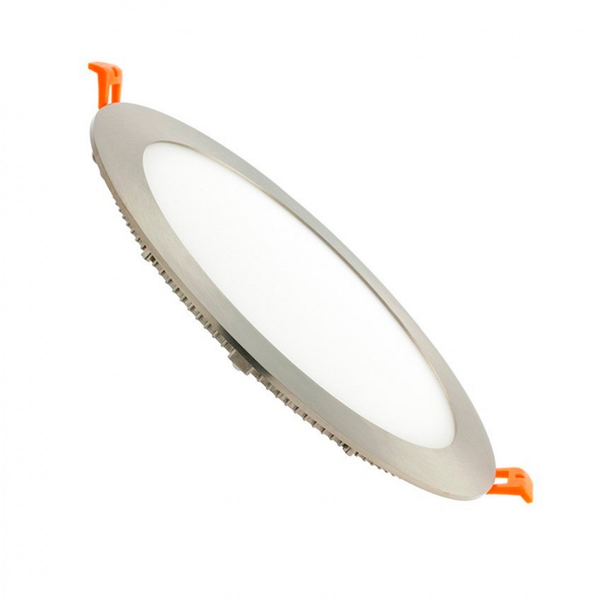 Downlight LED 15W SuperSlim Circolare Argento Foro Ø 185mm