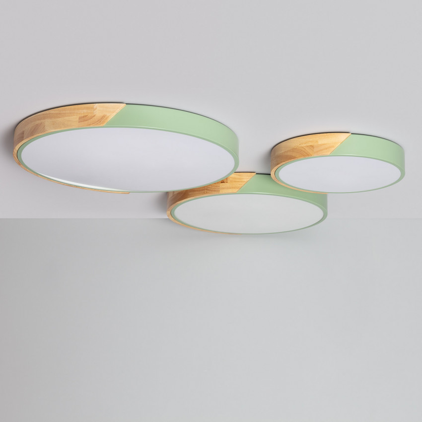 Plafón LED Circular CCT Semi-Dari 18W