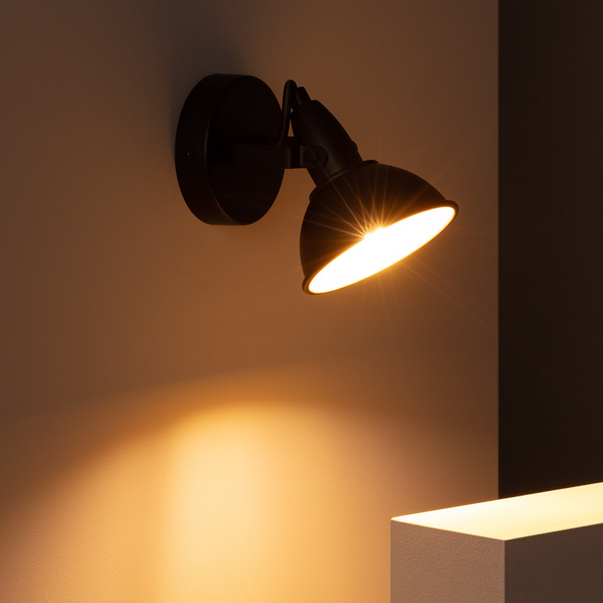 Foco Orientable Emer Negro