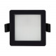 Downlight LED 10W New Aero Slim Cuadrado 120lm/W (URG17) LIFUD Negro Corte 85x85 mm