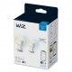 Pack 2 Bombillas LED Smart WiFi + Bluetooth GU10 PAR16 CCT Regulable WIZ 4.9W