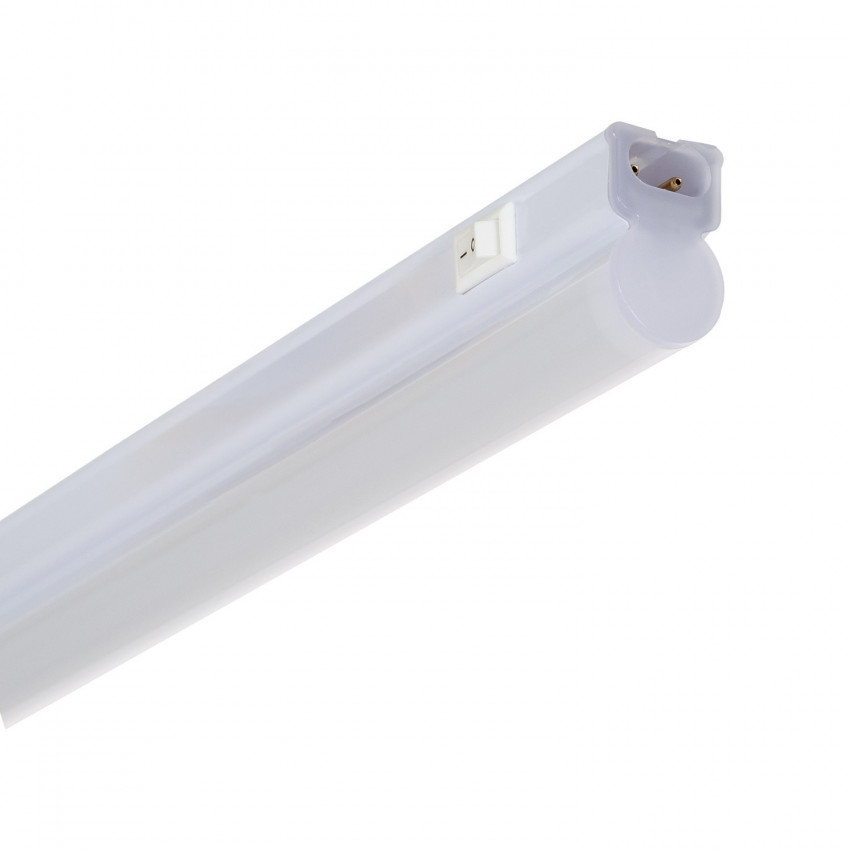 Supporto Portatubo con Tubo T5 LED 14W 90 cm Interruttore Collegabile