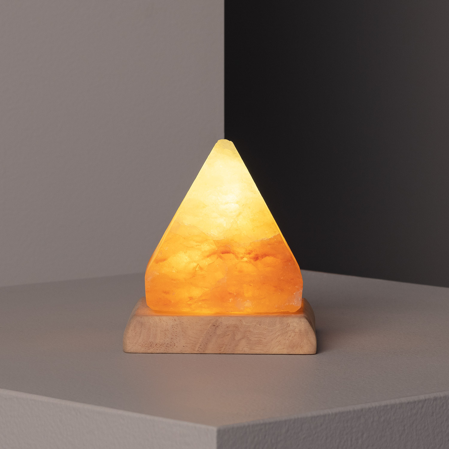 Lámpara LED de Mesa Mineral Pyramid