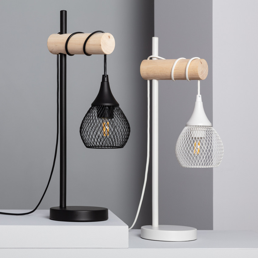 Lampada da Tavolo in Metallo Wi-Fi con Regolatore Monah