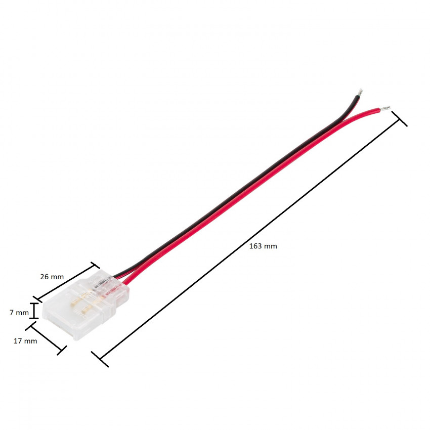 Conectores de hipopótamo para conexion LED sin soldaduraras IP20