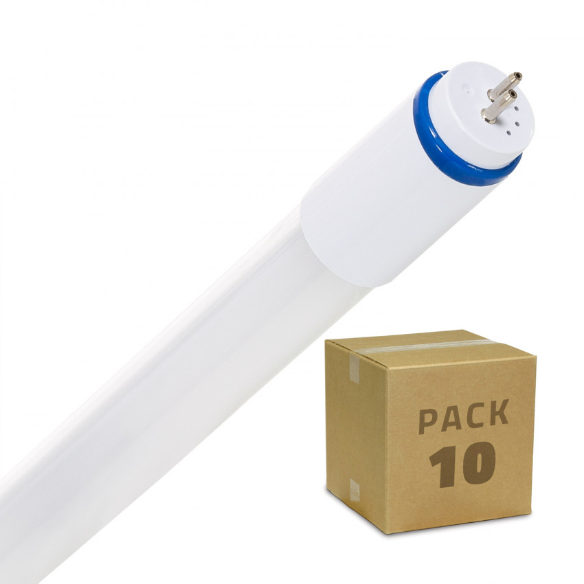 Pack Tubo LED T5 Vetro 60 cm Connessione Bilaterale 9W (10 Qtà)