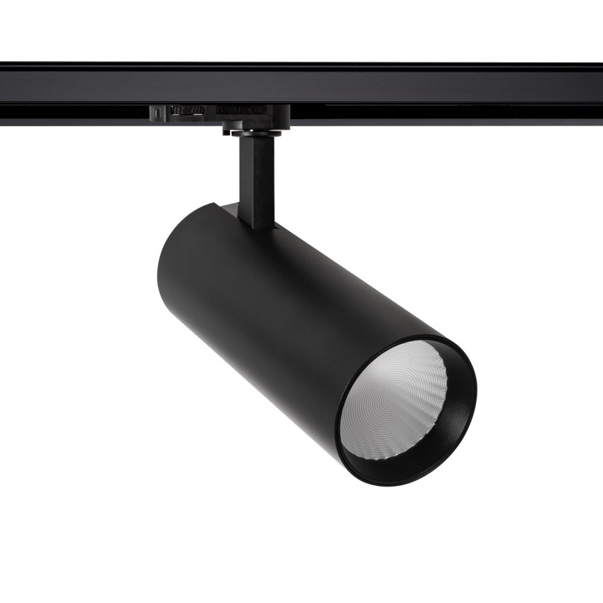Faretto LED New Bertha Nero 30W LIFUD per Binario Trifase 