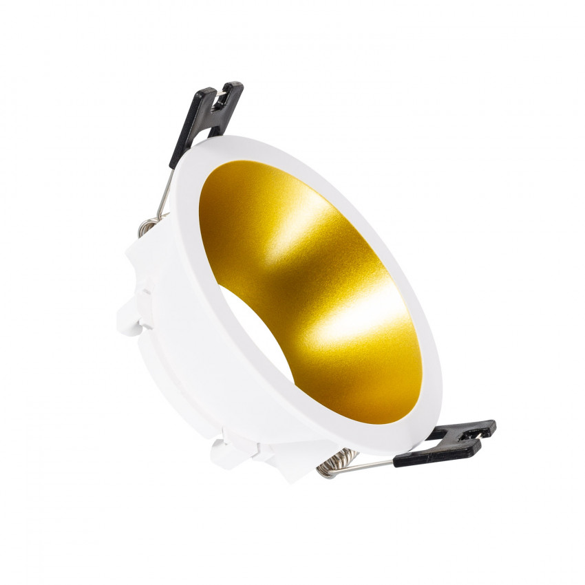 Portafaretto Downlight Conico Reflect per Lampadina LED GU10 / GU5.3 Foro Ø 75 mm