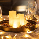 Vela LEd (Pack de 3) con Mando