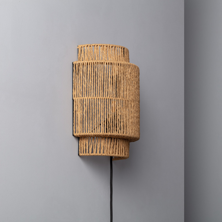 Applique da Parete in Rattan Kirito ILUZZIA