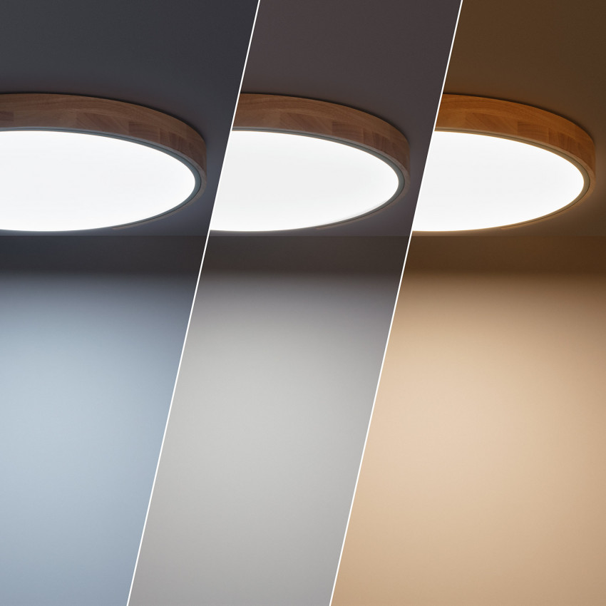 Plafón LED Circular CCT Semi-Dari 18W