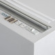 Perfil de Aluminio Moldura Doble 1m para Tira LED
