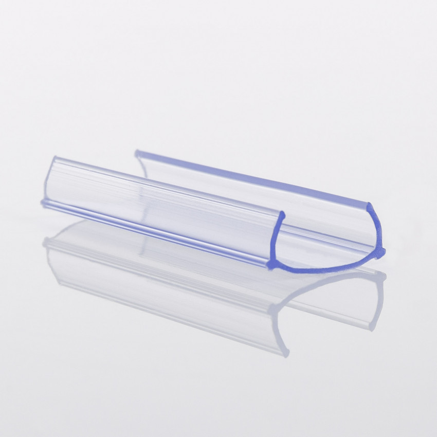 Clip di Fissaggio PVC per Striscia Neon LED 7.5 W/m Dimmerabile 220V AC 100 LED/m Semicircolare 180º Monocolore IP67 su Misura T