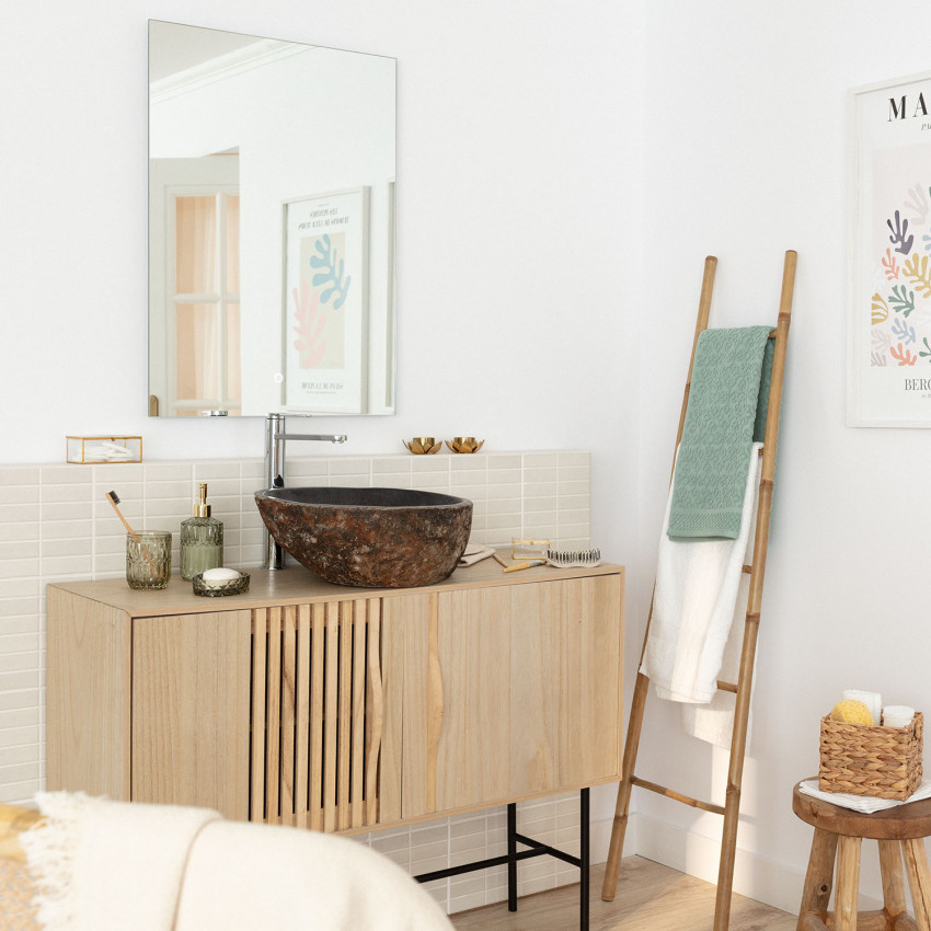 Specchio da Bagno con Luce LED 78x58 cm Medium Mason 