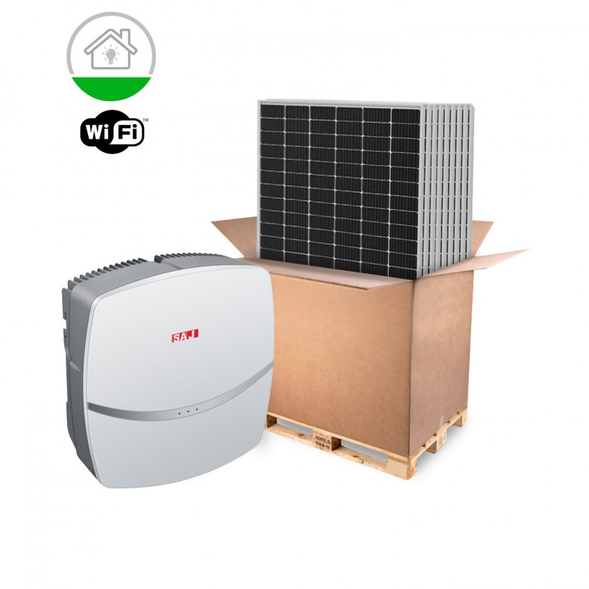 Kit Solare Autoconsumo SAJ per Abitazione Monofase 3-5kW Pannelli RISEN