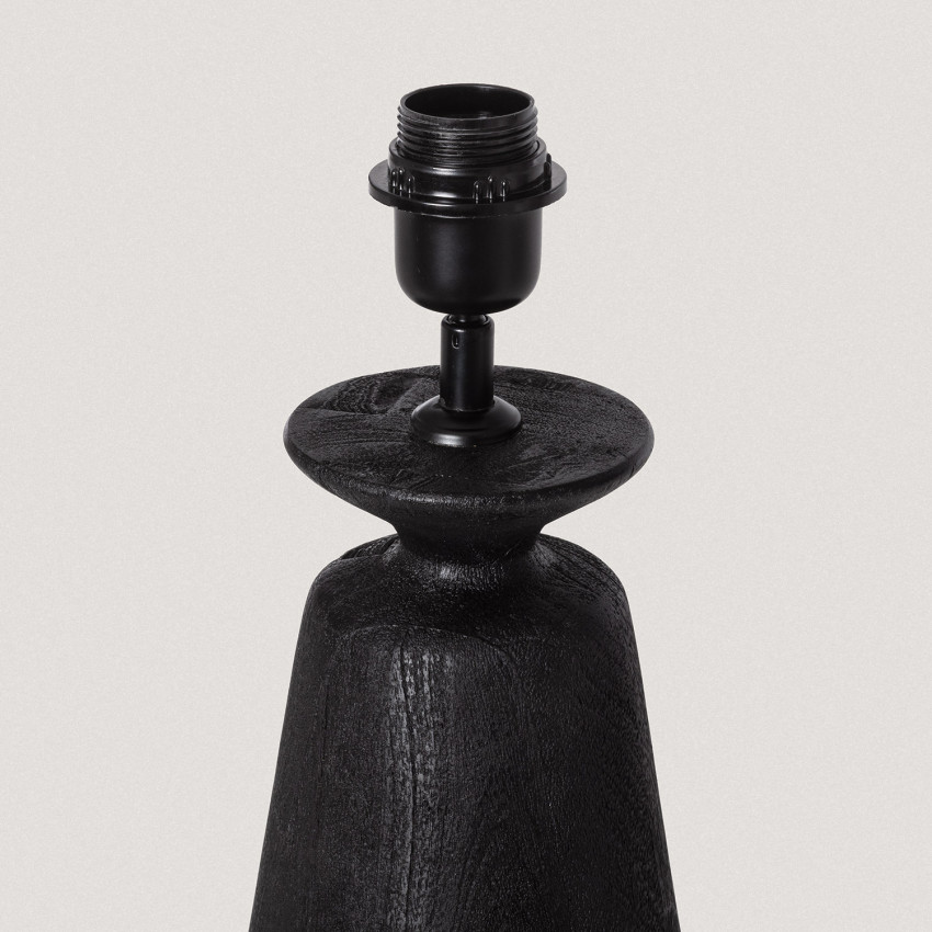 Base Lámpara de Mesa Madera Darsha ILUZZIA