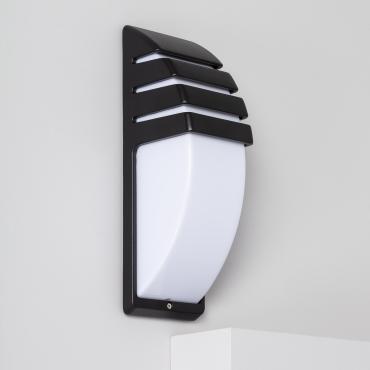 Applique da Parete per Esterni Alluminio Titus Grid Nero