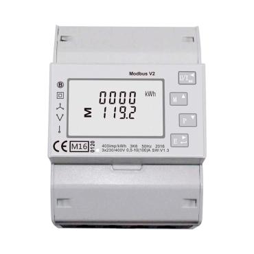 Analizzatore-Contatore Bidirezionale Monofase-Trifase Diretto a Scarica Zero 100A MAXGE 100 A