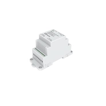 Amplificatore DMX512 12-36V DC 2 canali su Binario DIN Bianco