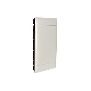 Scatola da Incasso Practibox S per Pareti Divisorie Convenzionali Porta Liscia 4x18 Moduli LEGRAND 137049 Bianco