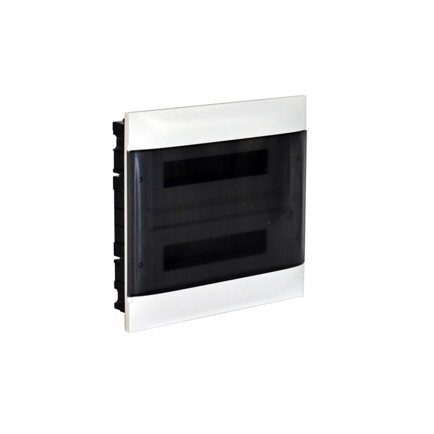 Scatola da Incasso Practibox S per Pareti Divisorie Convenzionali Porta Trasparente 2x18 Moduli LEGRAND 137057