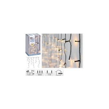 Tenda Ghirlanda LED Esterno 3m Ghiacciolo 2700K