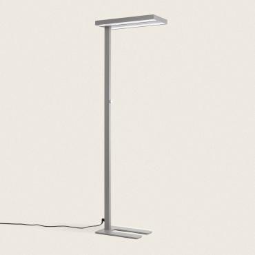 Lampada de Terra LED 60W Alluminio Regolabile Doppia Faccia SupremLight 5 Grigio