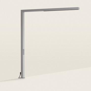 Lampada da Tavolo LED 60W con Supporto in Alluminio Regolabile Bilaterale con Sensore di Movimento SupremLight 4 Grigio
