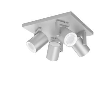 Lampadario LED White Color Argenta 4x6W PHILIPS Hue Diverse opzioni