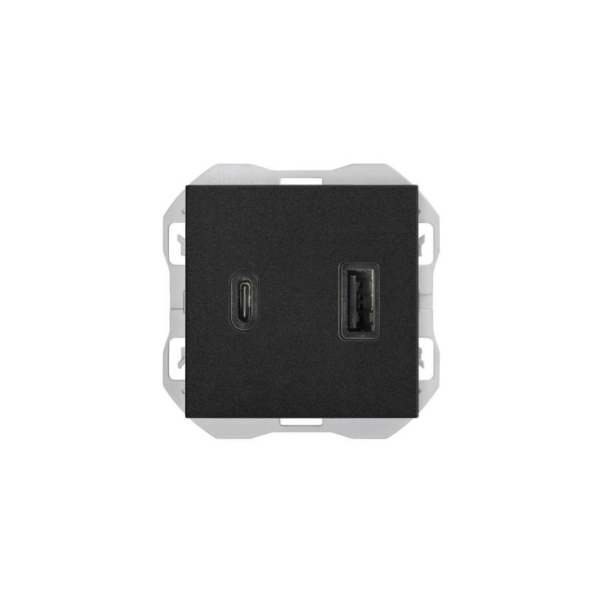 Caricatore Doppio Smartcharge USB + TIPO C SIMON 270 20000296