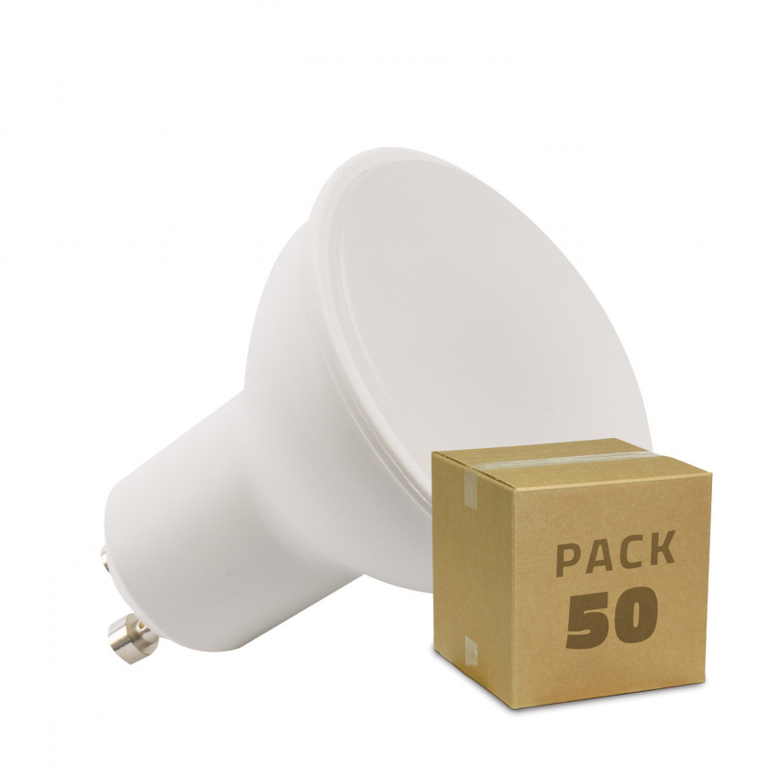 Zestaw 50 Żarówek LED GU10 S11 Ściemnialnych 120º 5W Biała Neutralna