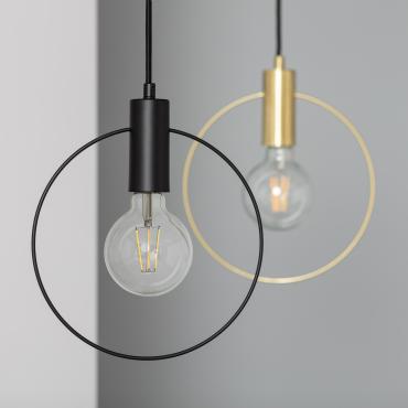 Lampa Wisząca z Metalu Mini OtosCzarny