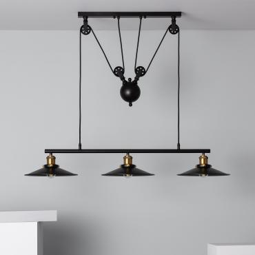 Lampa Wisząca Metalowa PusakaCzarny