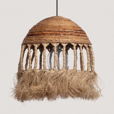 Lampa Wisząca Rattan i Ramio Sibu ILUZZIACzarny