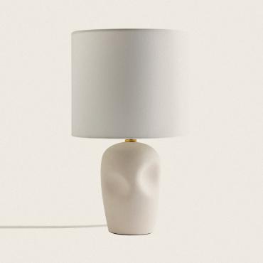 Lampa Stołowa Ceramiczna BartaBiały