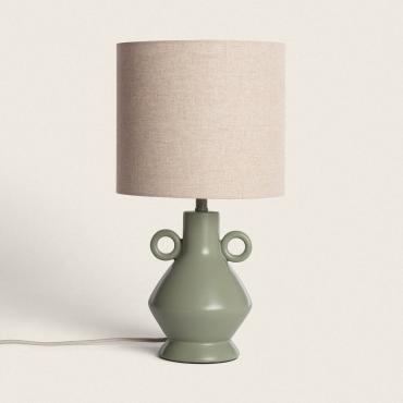 Lampa Stołowa z Żywicy MoudrostZielony Celadon