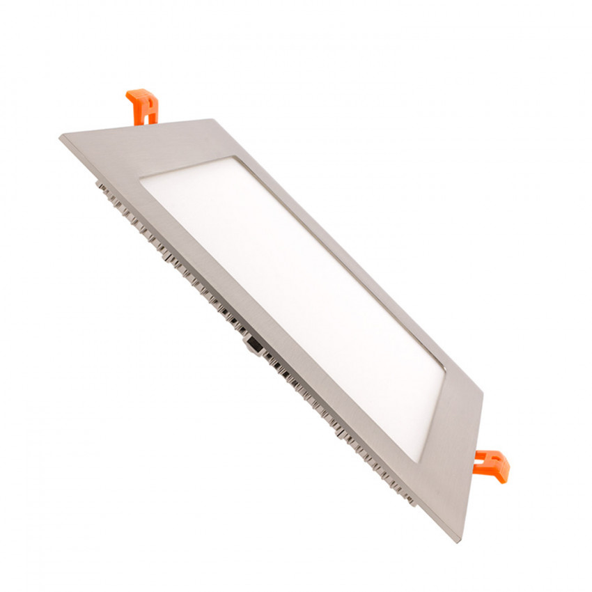 Silver Square 15W UltraSlim LED Panel