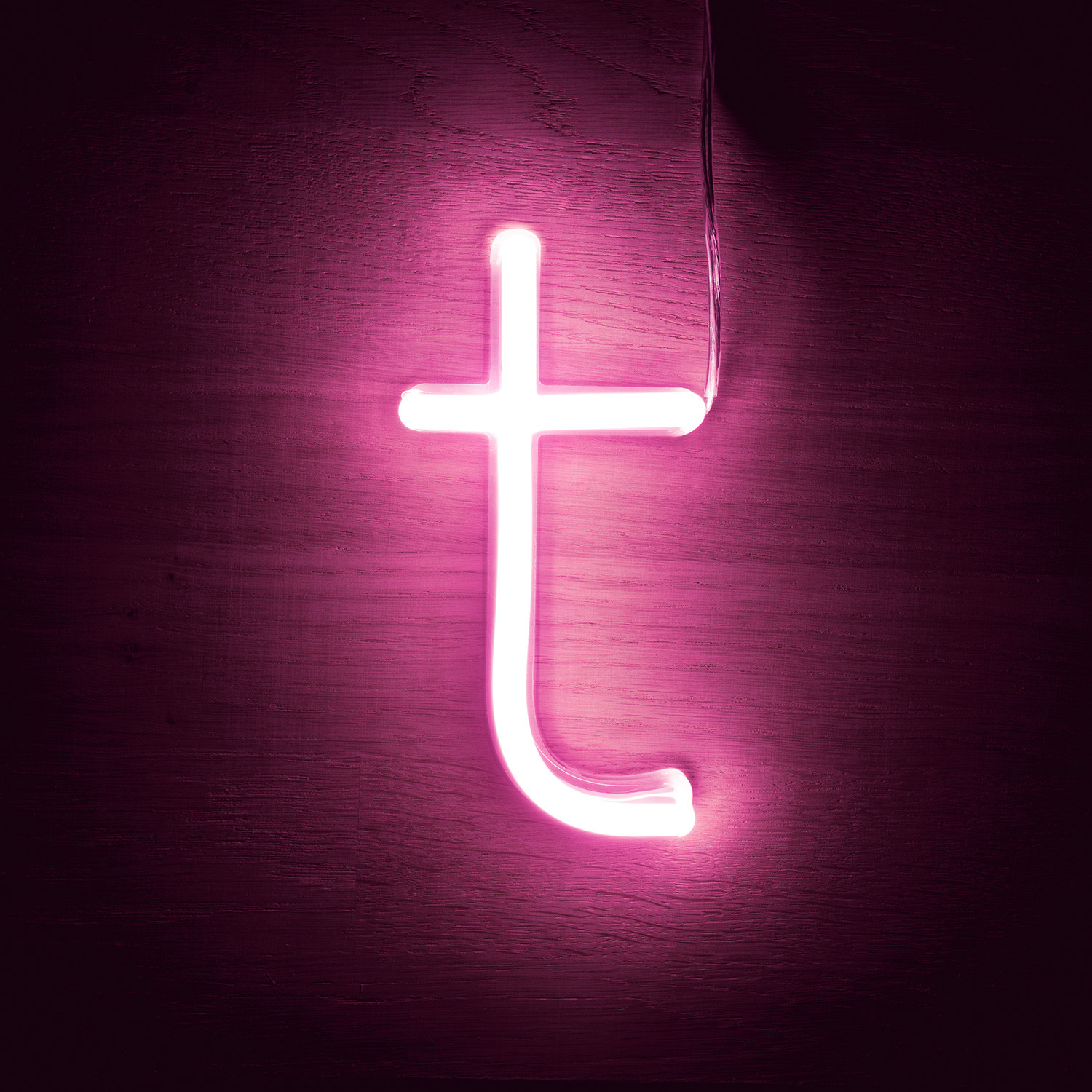 Pink LED Neon Letters - Ledkia