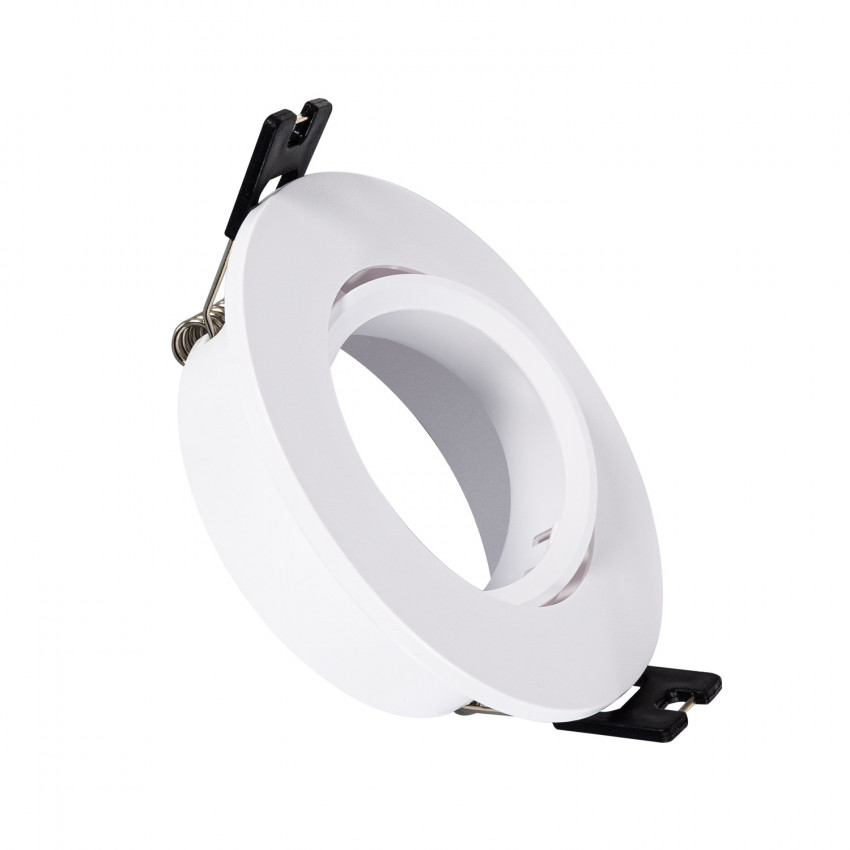 Tilting Circular Downlight Ring for GU10/GU5.3 LED Bulb with Ø 75 mm Cut-Out