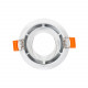 Aro Downlight Circular Blanco para Bombilla LED GU10 / GU5.3