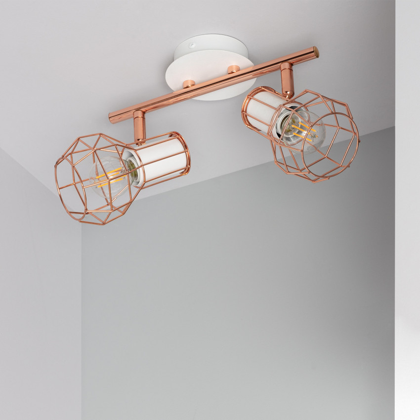 Foco Orientable Lada 2x Cobre